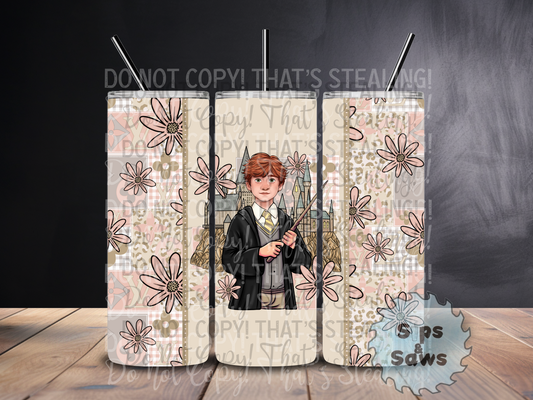 20oz Beige Ron Sublimation Tumbler