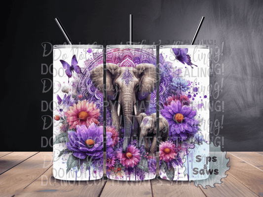 20oz Elephant Tumbler