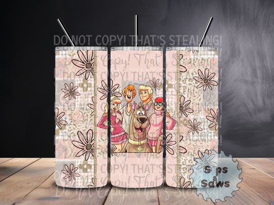 20oz Beige Mystery Sublimation Tumbler