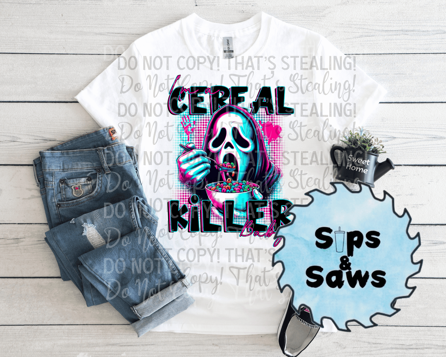 Cereal Ghost DTF