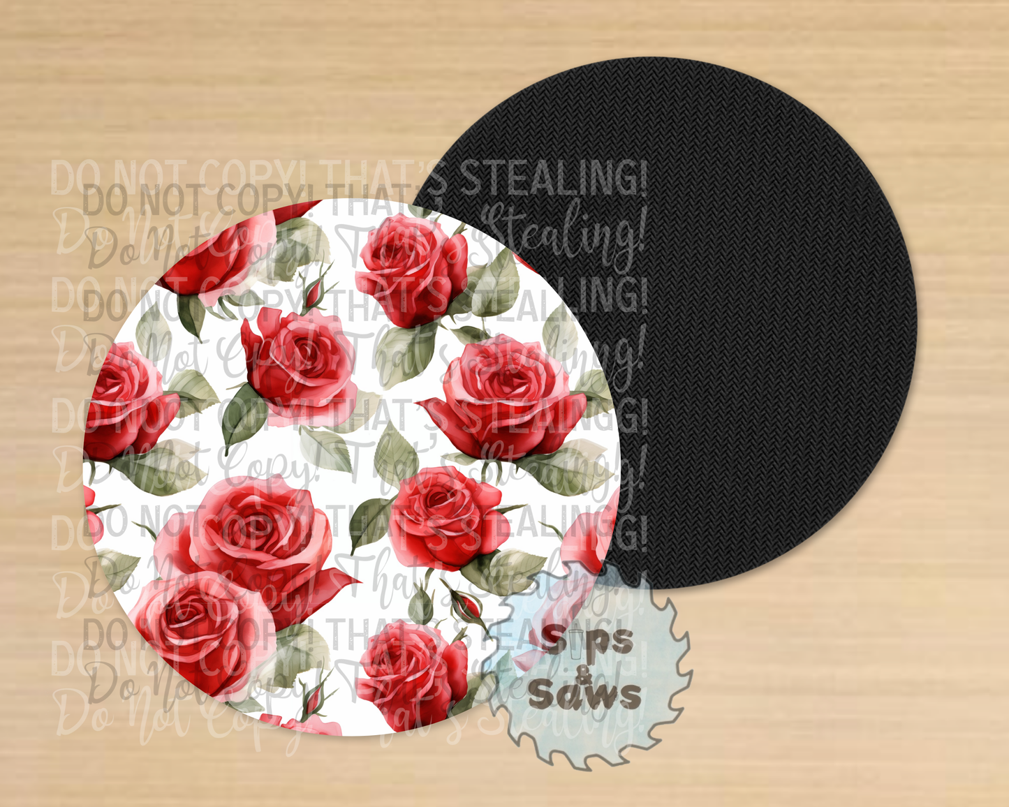 Roses Sublimation Coaster