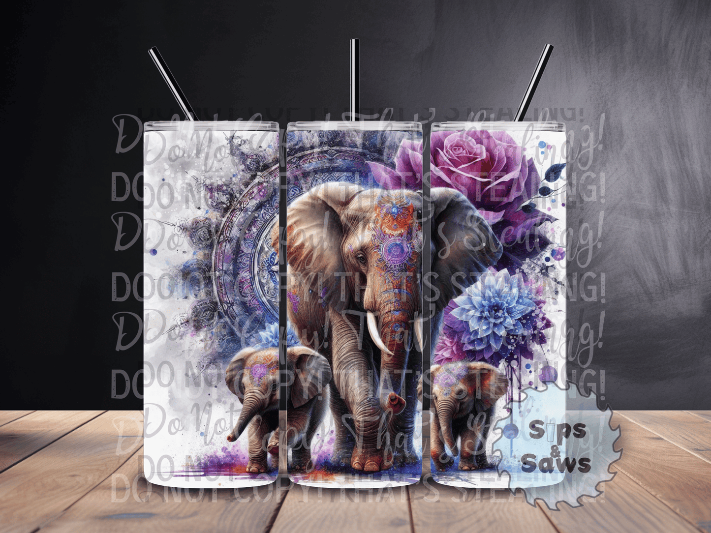 20oz Elephant Tumbler