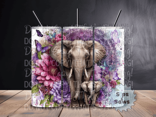 20oz Elephant Tumbler
