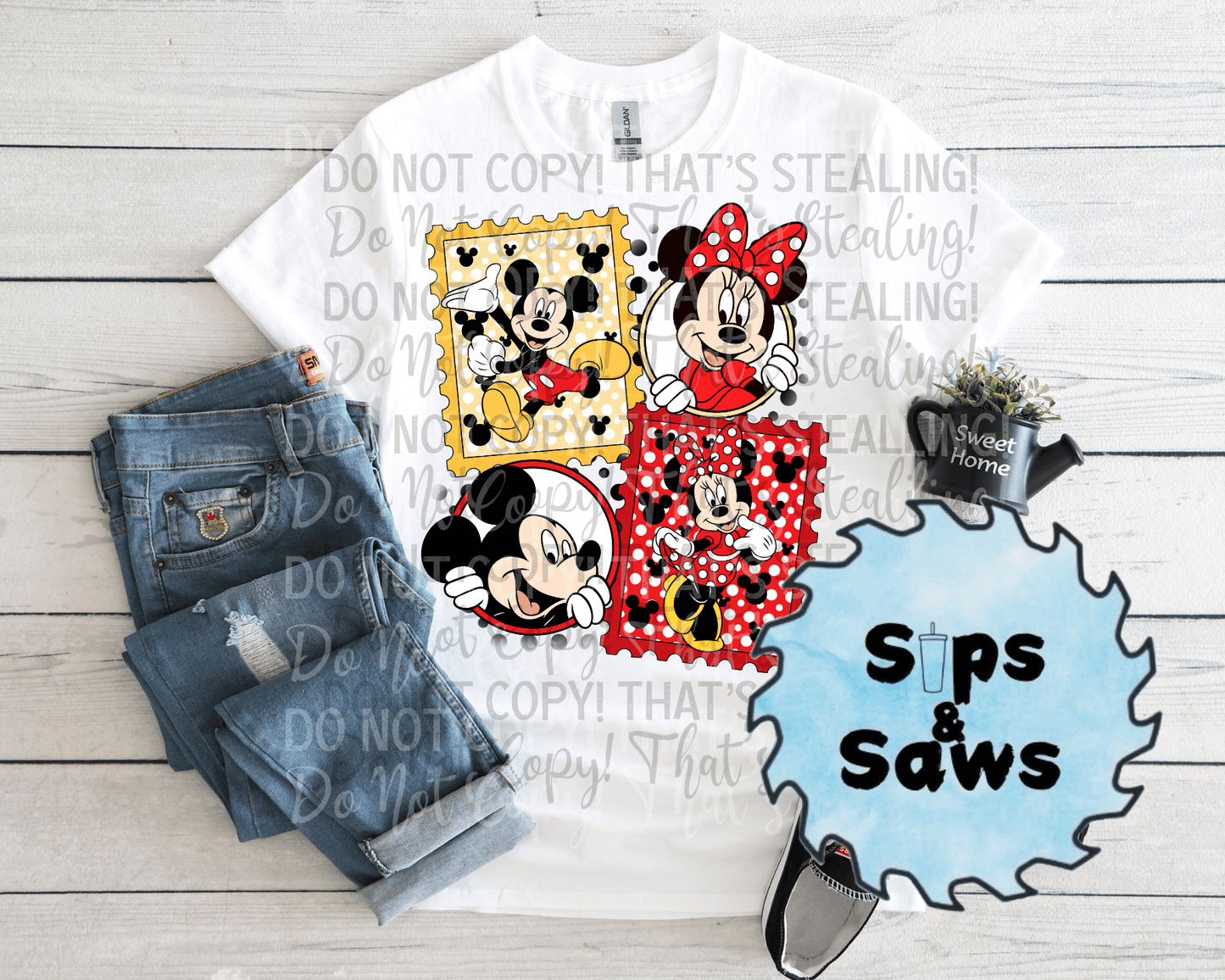 Stamp Mouse DTF