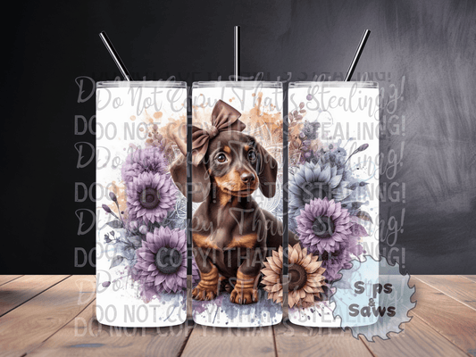 20oz Dachshund Tumbler