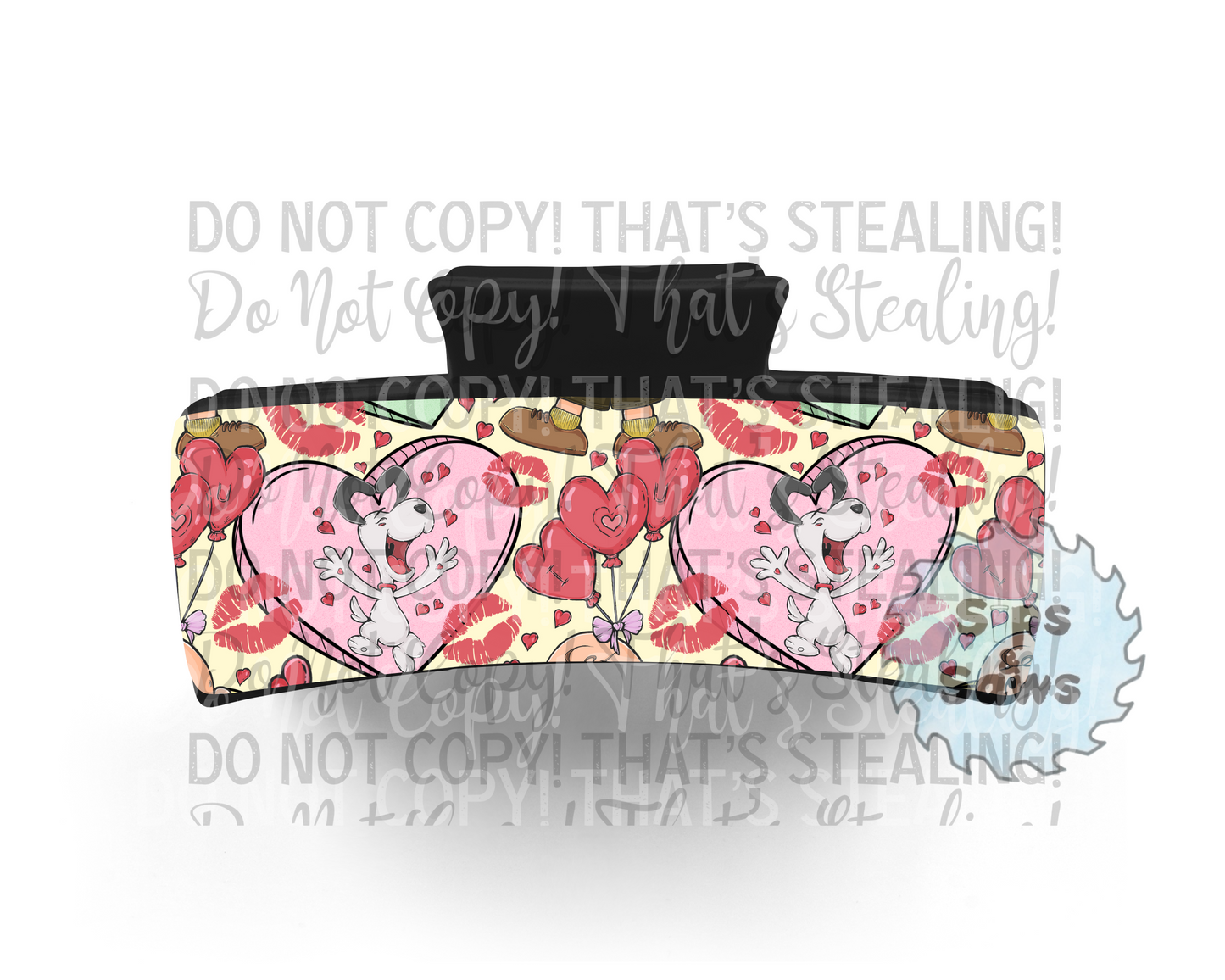 Snoopy Sublimation Hair Clip