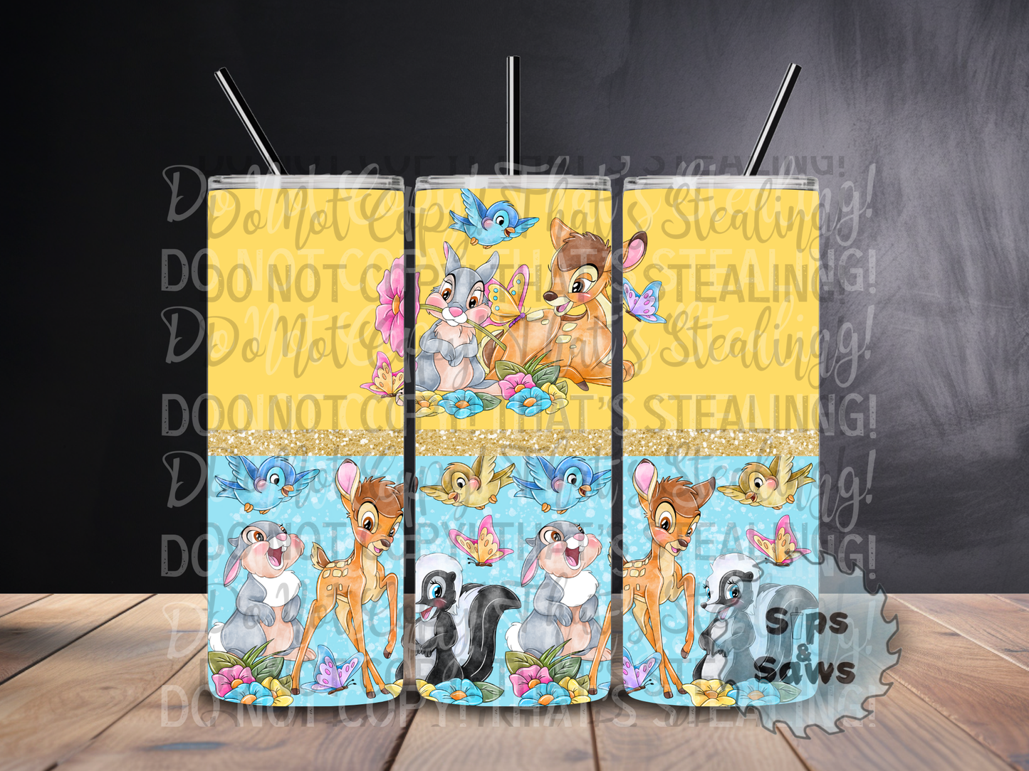 20oz Bambi Sublimation Tumbler