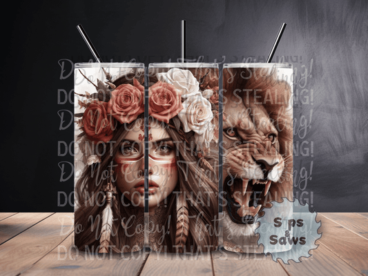 20oz lion Tumbler