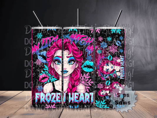20oz Frozen Heart Tumbler