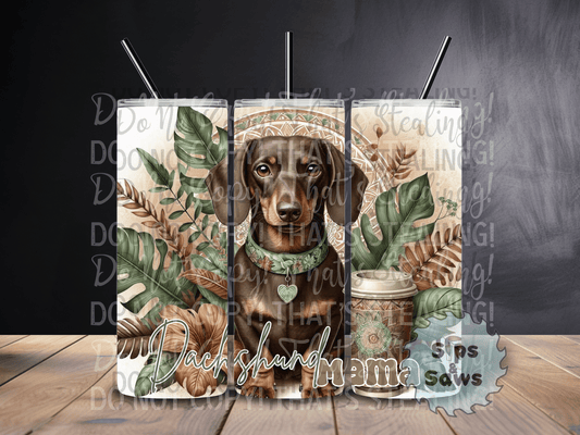 20oz Dachshund Mama Tumbler