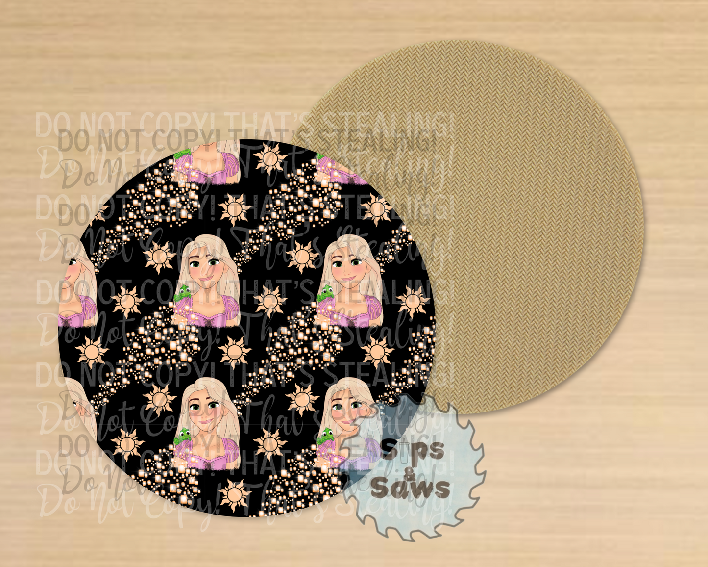 Tangled Sublimation Coaster