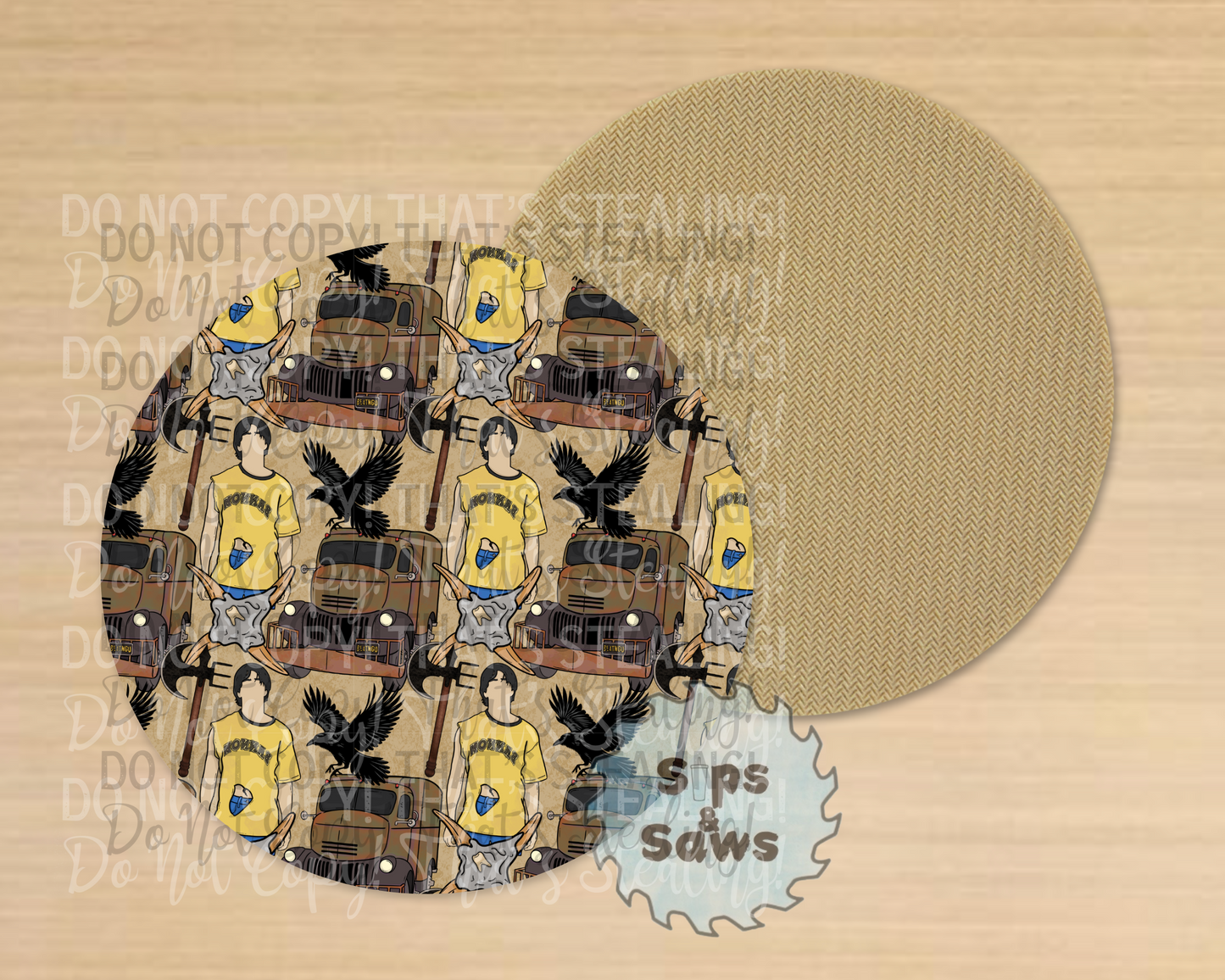 Jeepers Creepers Sublimation Coaster