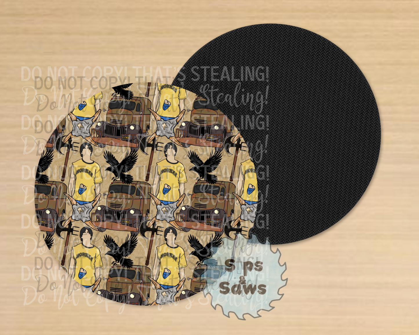 Jeepers Creepers Sublimation Coaster