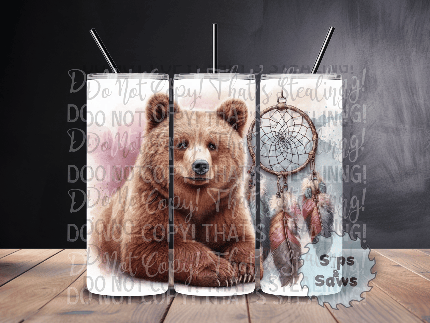 20oz Bear Tumbler