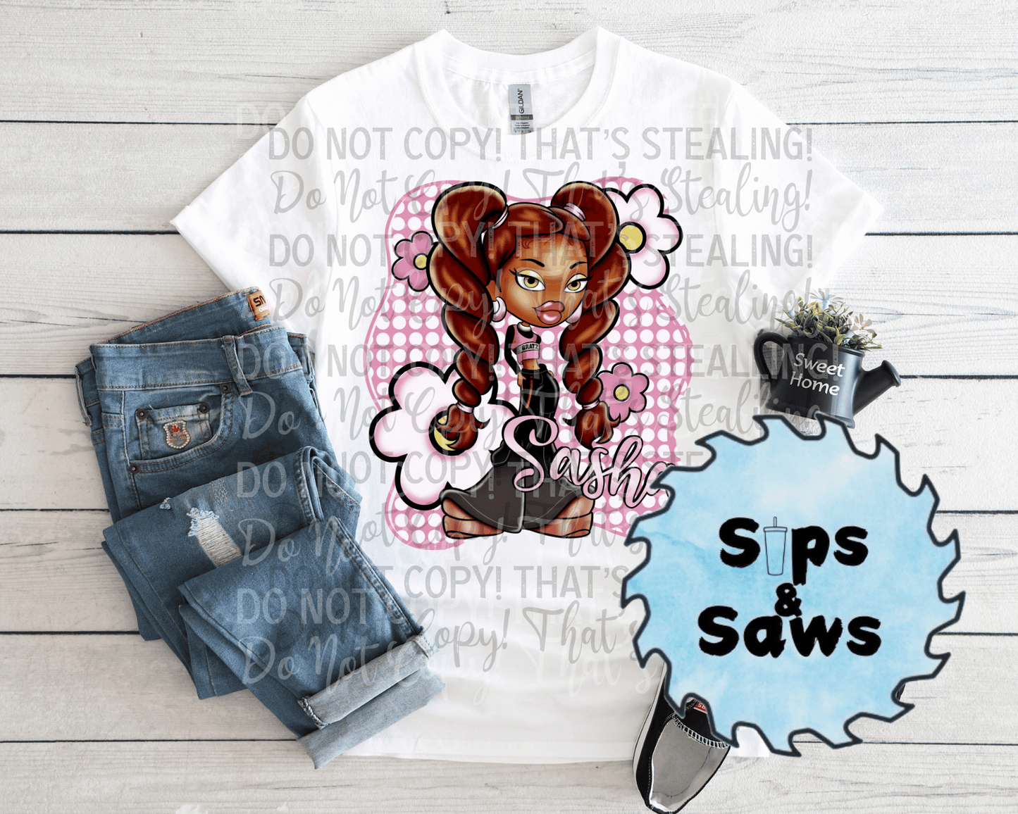Sasha Doll DTF
