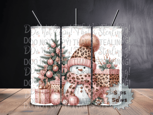 20oz Christmas Snowman Tumbler