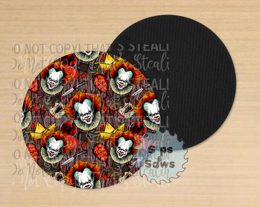 IT Blood Grey Sublimation Coaster