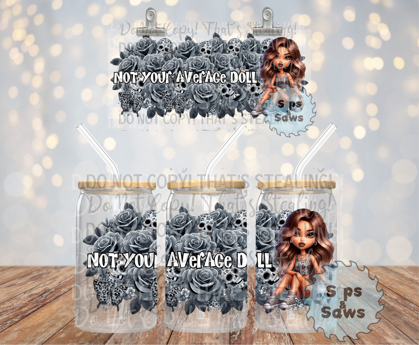 16oz Not Your Average Doll Wrap