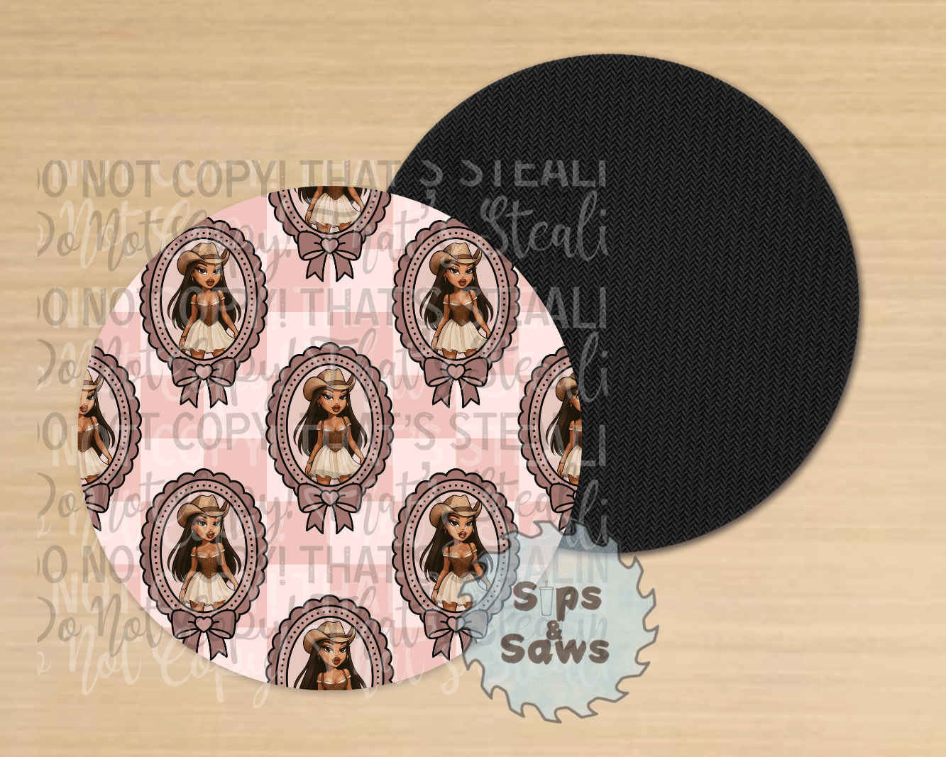 Bratz Country Sublimation Coaster