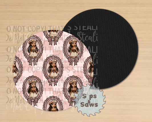 Bratz Country Sublimation Coaster