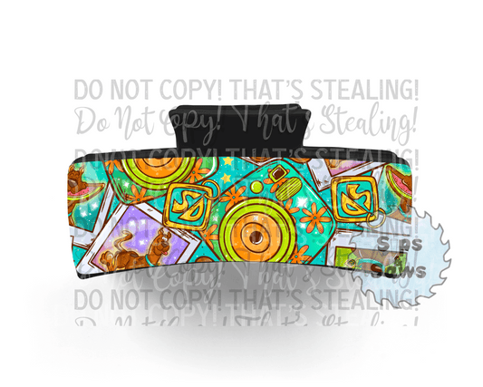 Polaroid Mystery Sublimation Hair Clip