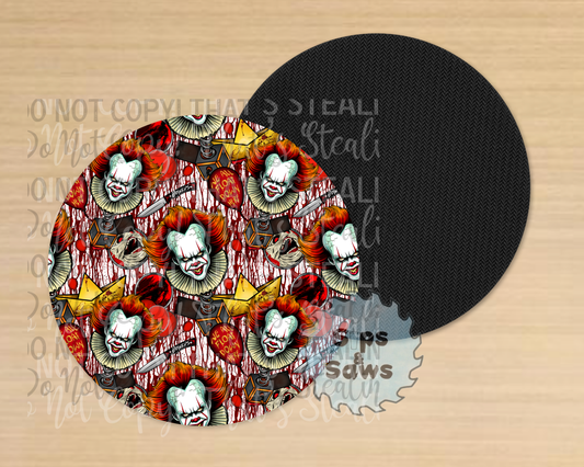 IT Blood White Sublimation Coaster
