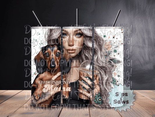 20oz Dachshund Mama Tumbler