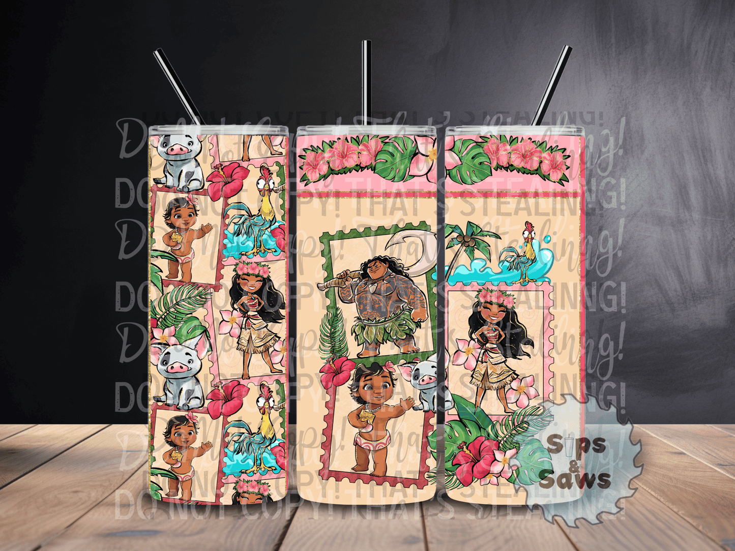 20oz Moana Stamp Tumbler