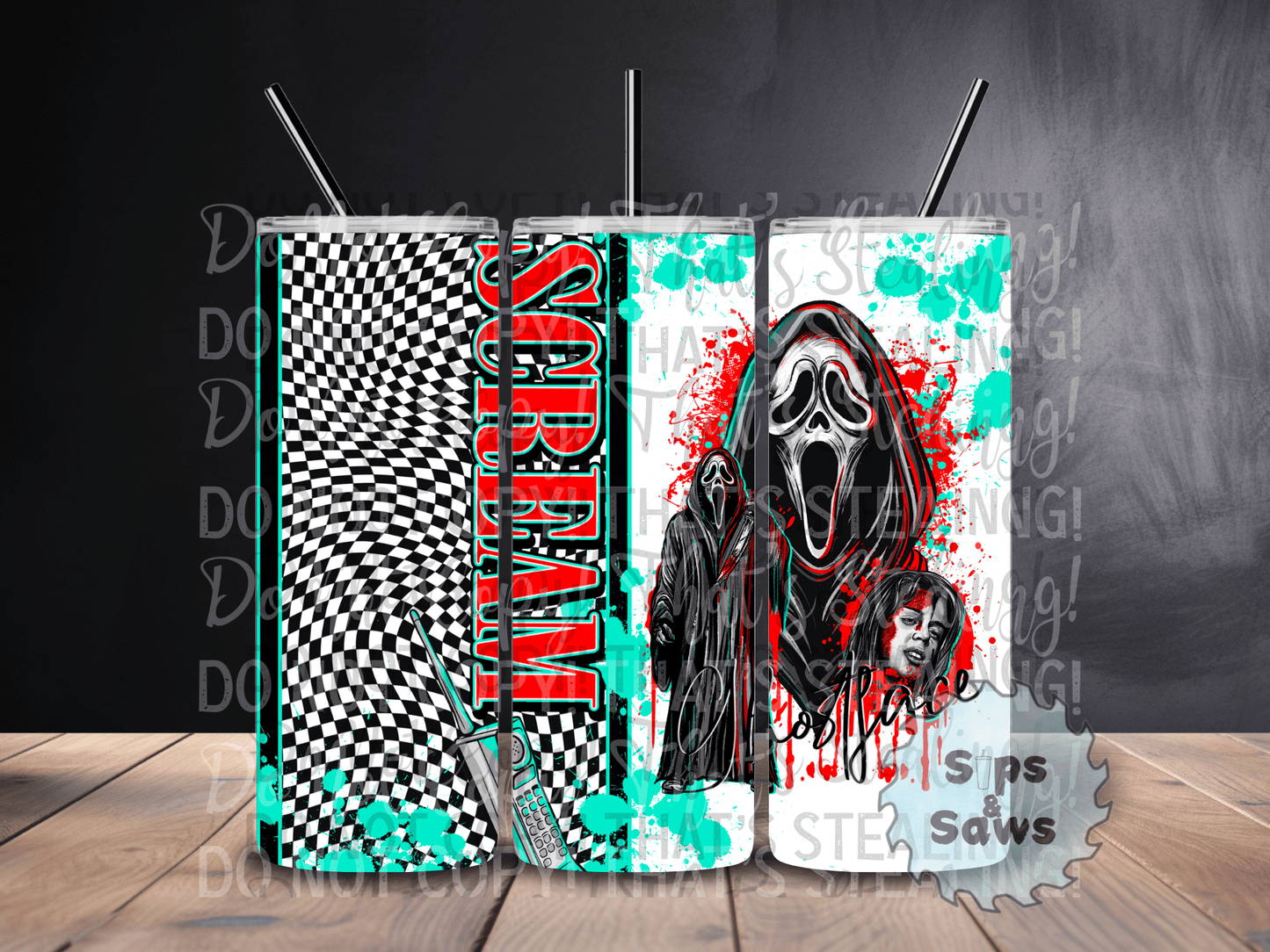 20oz Scream & Sydni Tumbler