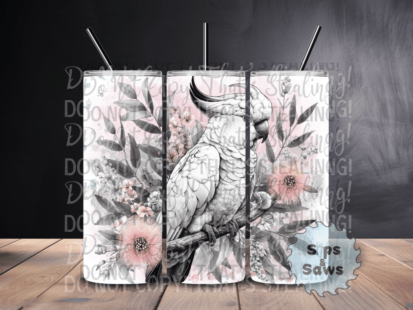 20oz Cockatoo Tumbler