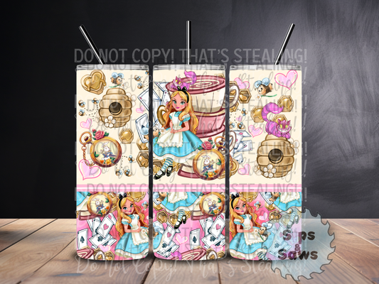 20oz Alice Sublimation Tumbler