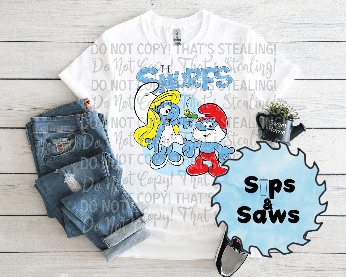 The Smurfs DTF