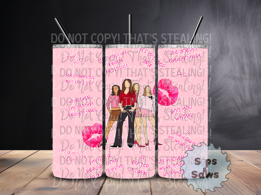 20oz We Wear Pink Sublimation Tumbler