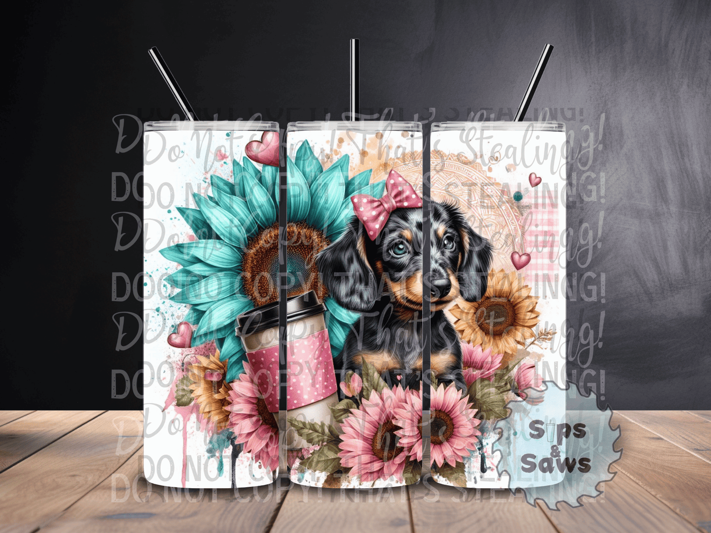 20oz Dachshund Tumbler