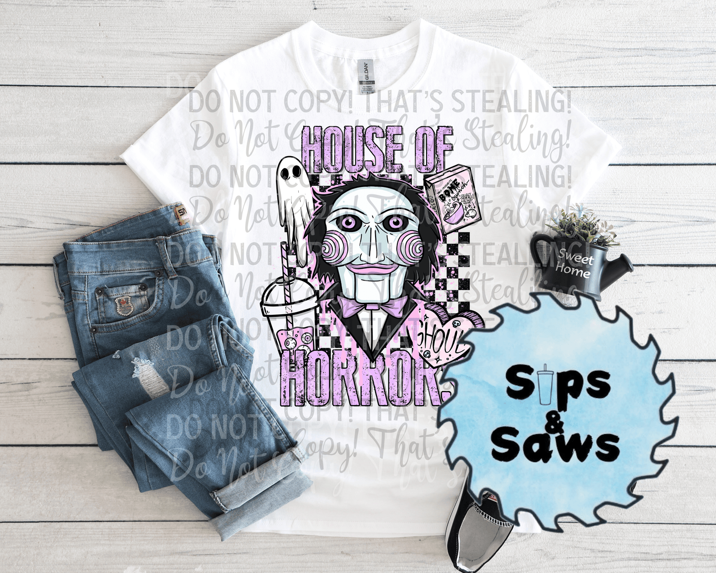 House Of Horror Saw DTF