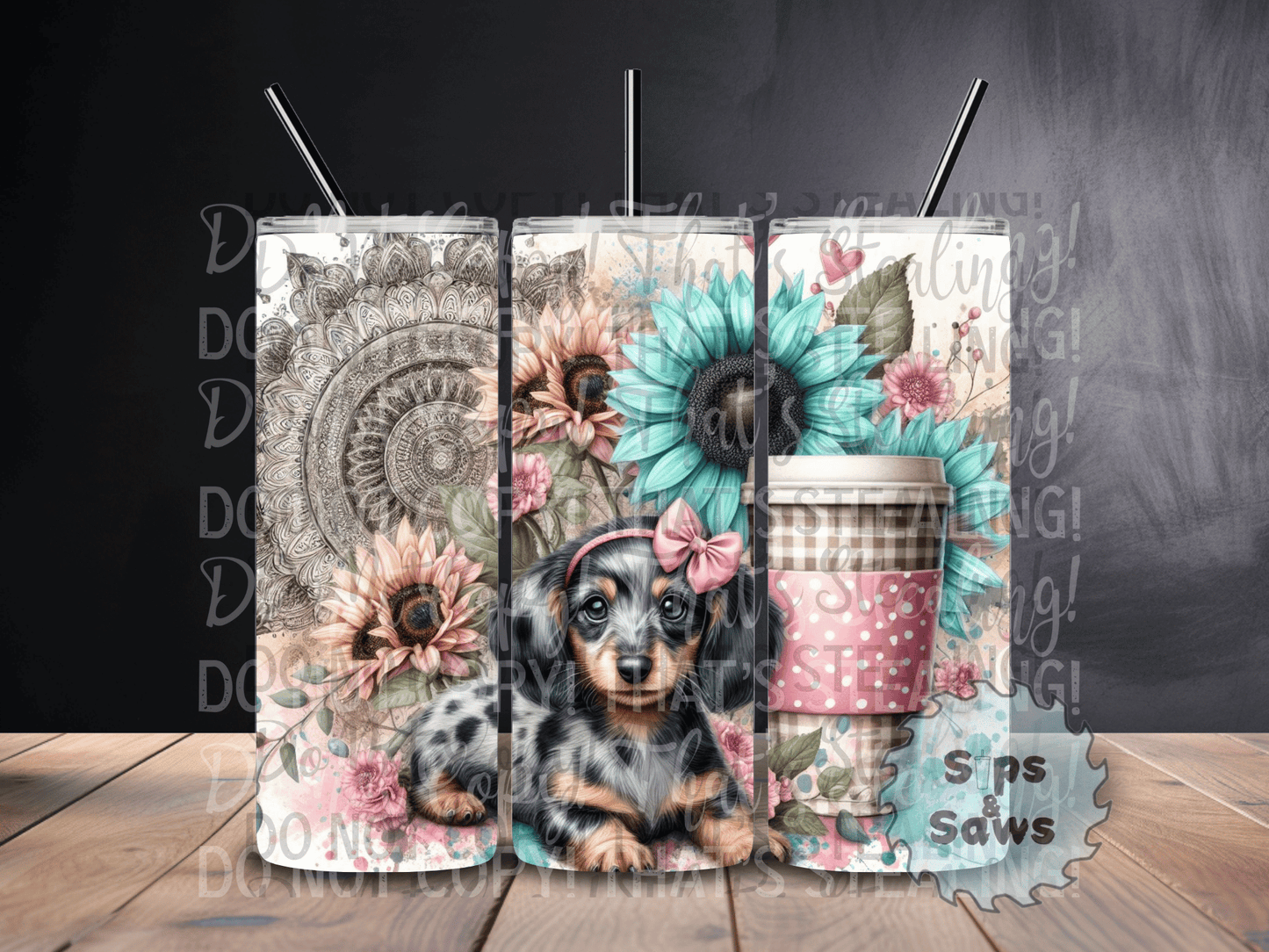 20oz Dachshund Tumbler