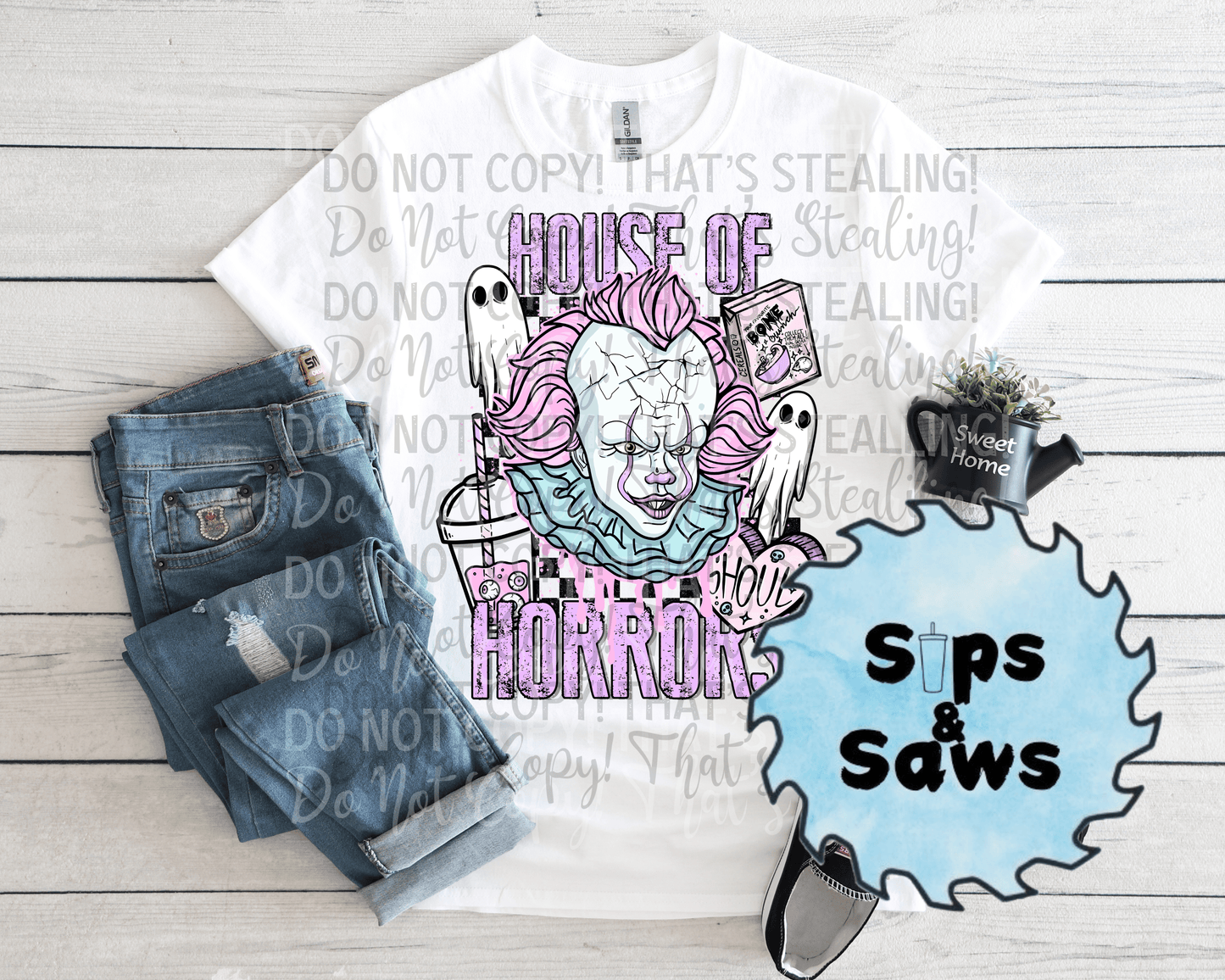 House Of Horror Clown DTF