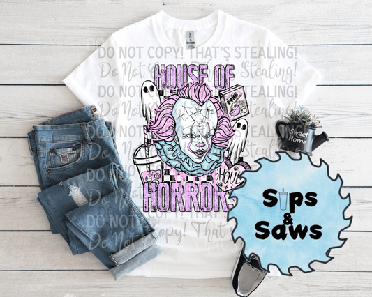 House Of Horror Clown DTF