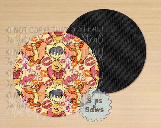 Hunny Bear Sublimation Coaster