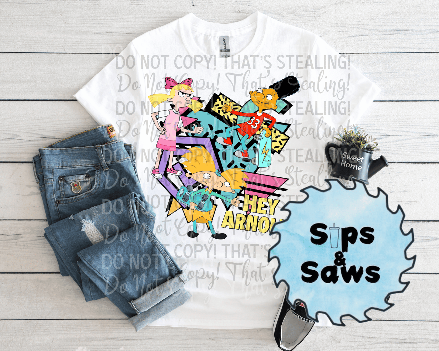 Retro Hey Arnold DTF