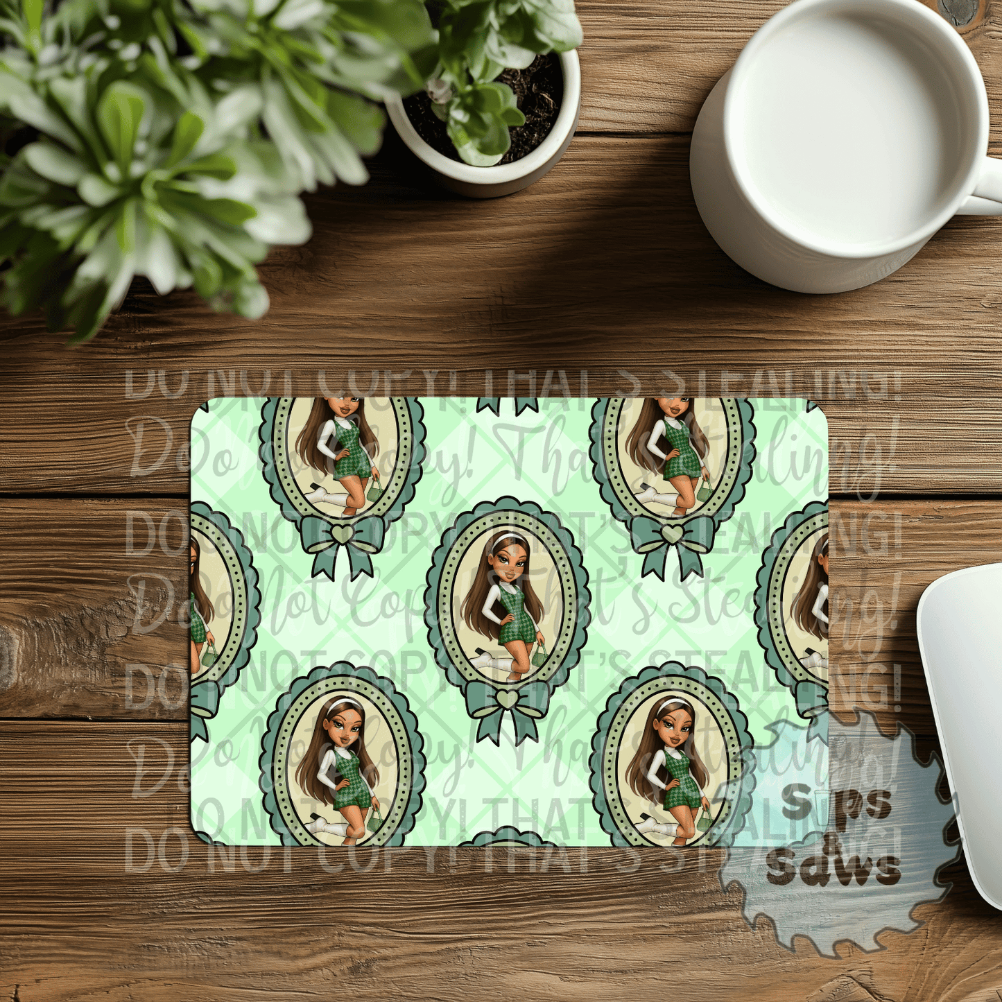 Bratz Green Sublimation Mouse Pad