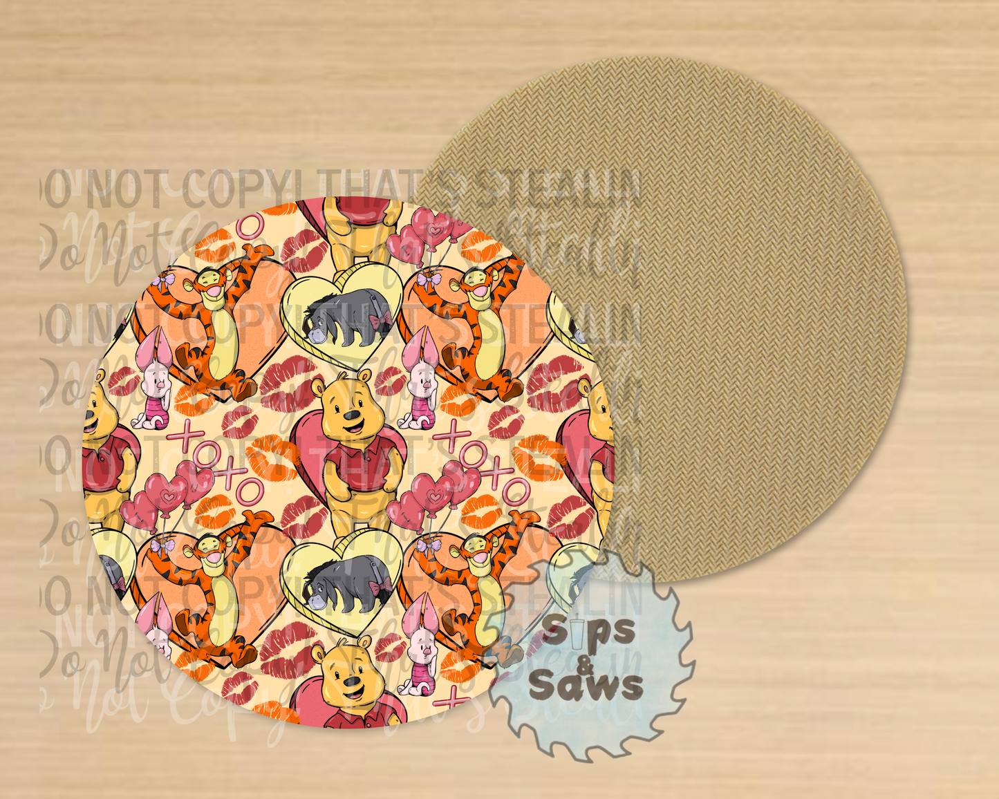 Hunny Bear Sublimation Coaster