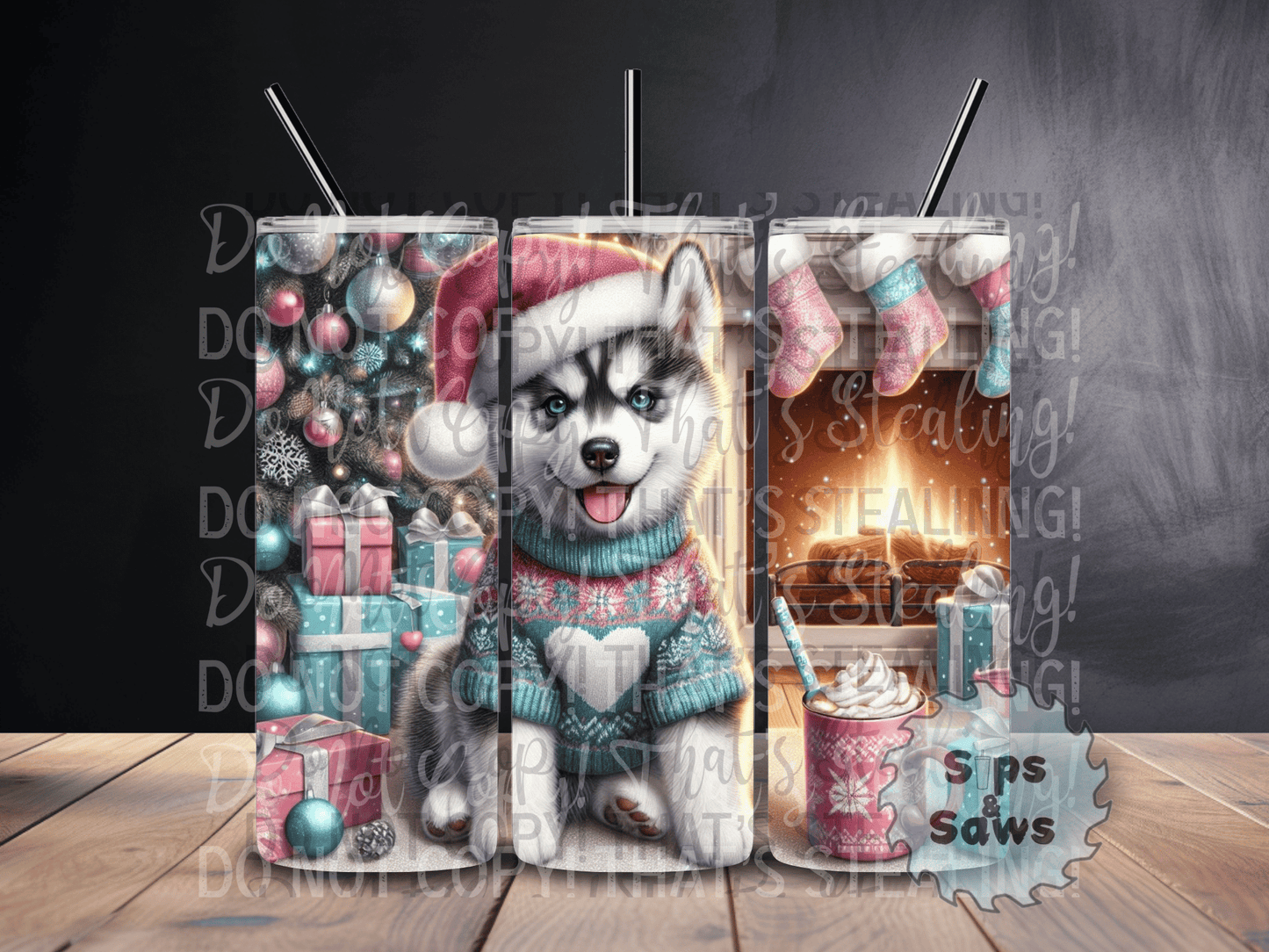 20oz Christmas Husky Tumbler