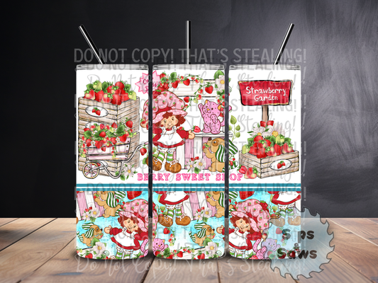 20oz  Berry Sweet Shop Sublimation Tumbler