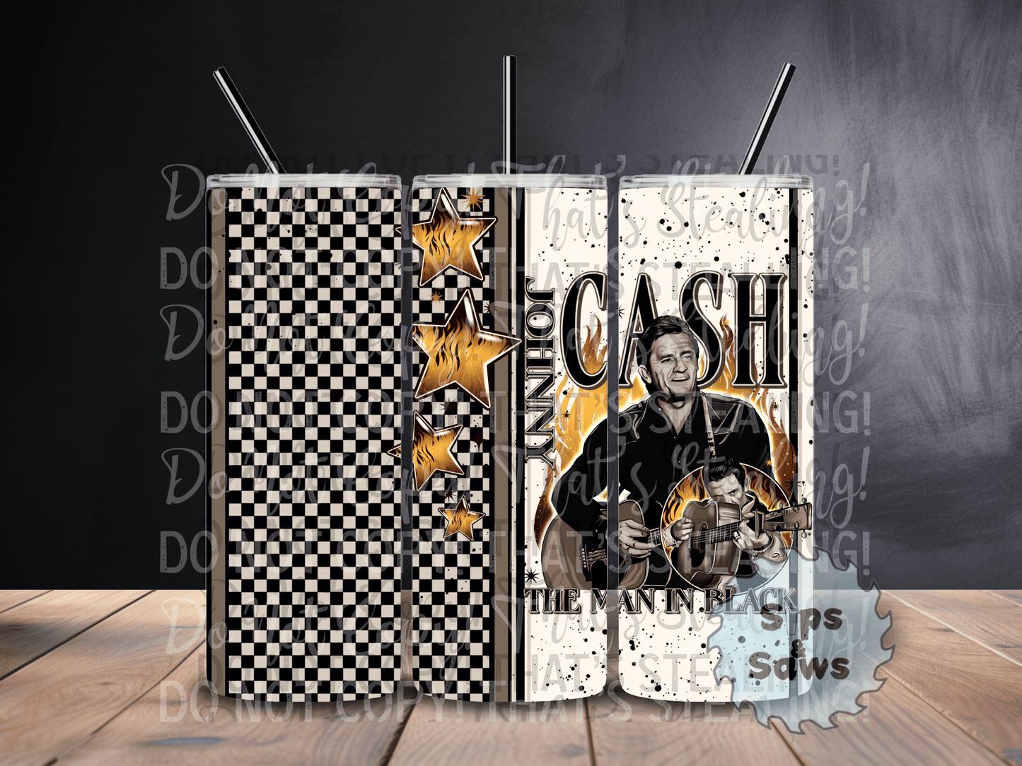 20oz Yellow Cash Tumbler