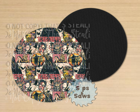 Jeepers Creepers Sublimation Coaster