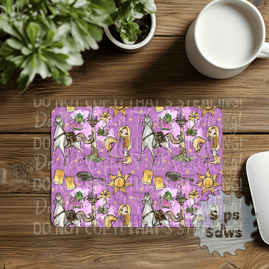 Tangled Sublimation Mouse Pad
