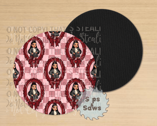 Bratz Red Sublimation Coaster