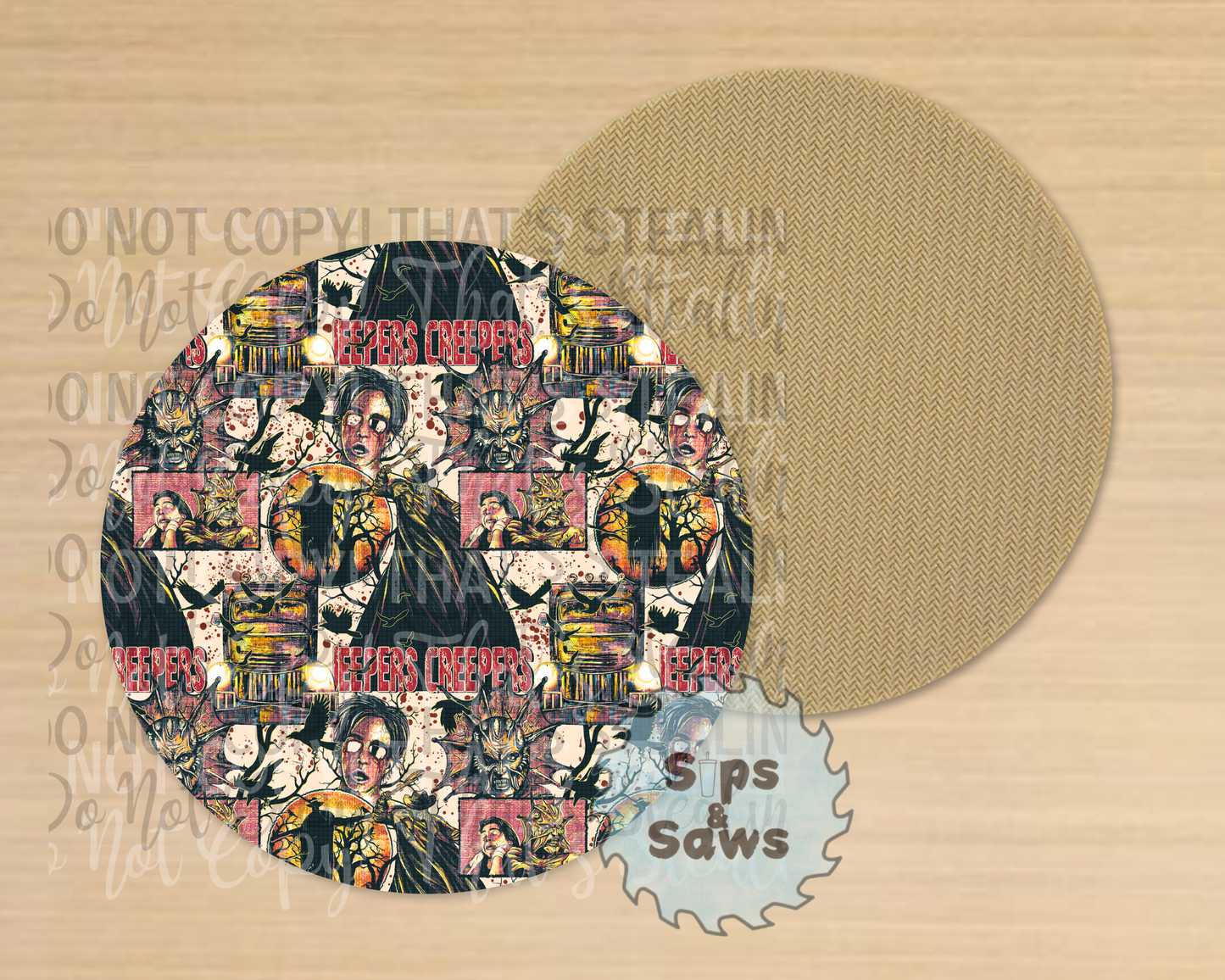 Jeepers Creepers Sublimation Coaster
