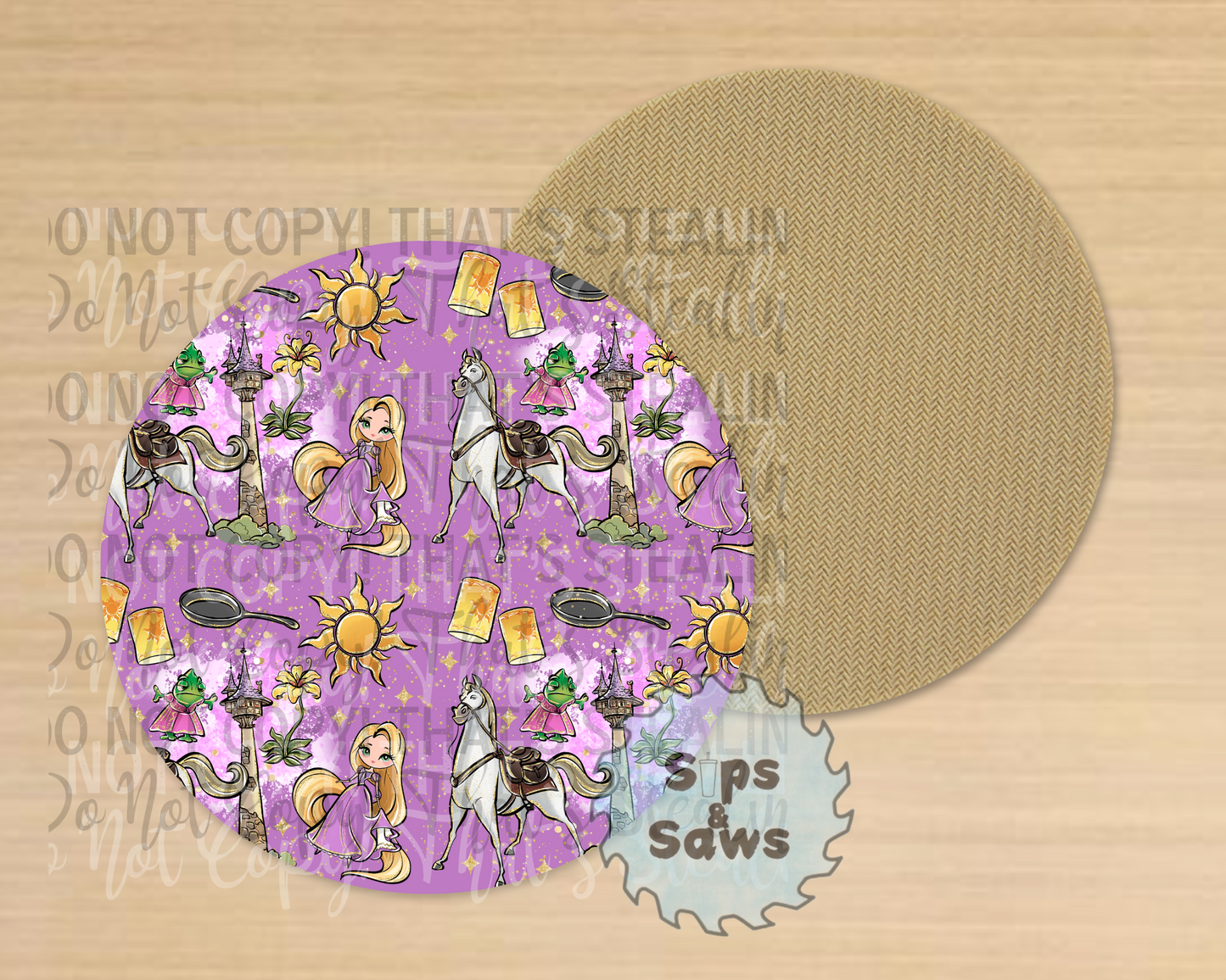 Tangled Sublimation Coaster